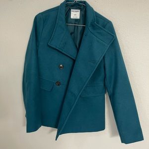 Old Navy Teal Pea Coat